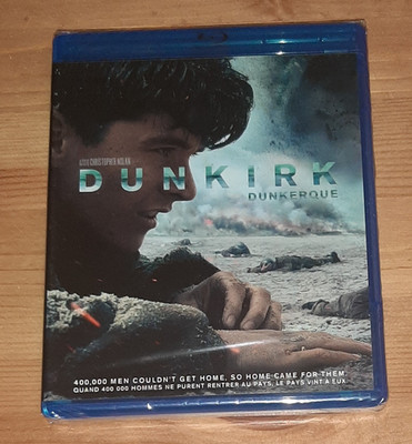 Dunkirk (Blu-ray + DVD, 2017, 2-Discs, BRAND NEW) Christopher Nolan / Bilingual