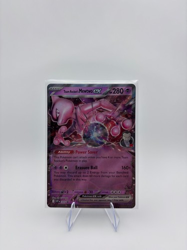 Carte promozionali Team Rocket's Mewtwo ex 205 Sv: Scarlet & Violet Holo - Foto 11 di 12