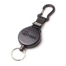 SECURIT HD Retractable Keychain, 24" Stainless Steel Chain, 8 oz. Retraction,...