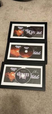 THE WEEKND DAWN FM SIGNED AUTOGRAPH FRAMED CD DISPLAY THREE