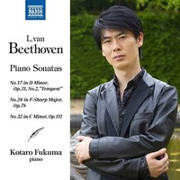 Audio Cd - Ludwig Van Beethoven - Piano Sonatas Nr. 17, 24 & 32 - Naxos -D- Neu