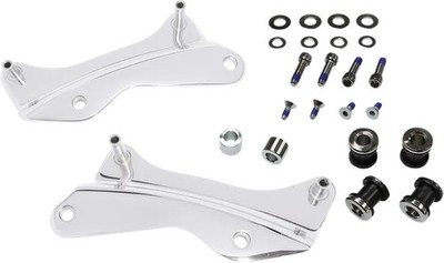 DS Chrome 4 Point Tour Box Mount Kit Harley Electra Glide Ultra Classic 14-19