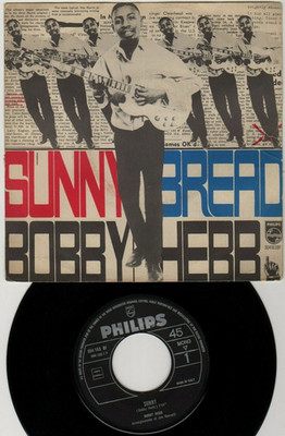   7'' 1966 Bobby Hebb SUNNY Bread  R&B Soul  RARE ITALY Unique Picture  EX / EX  
