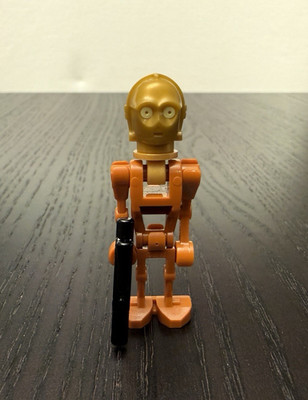 LEGO Star Wars Dark Orange C3PO Battle Droid Minifigure Custom Episode 2