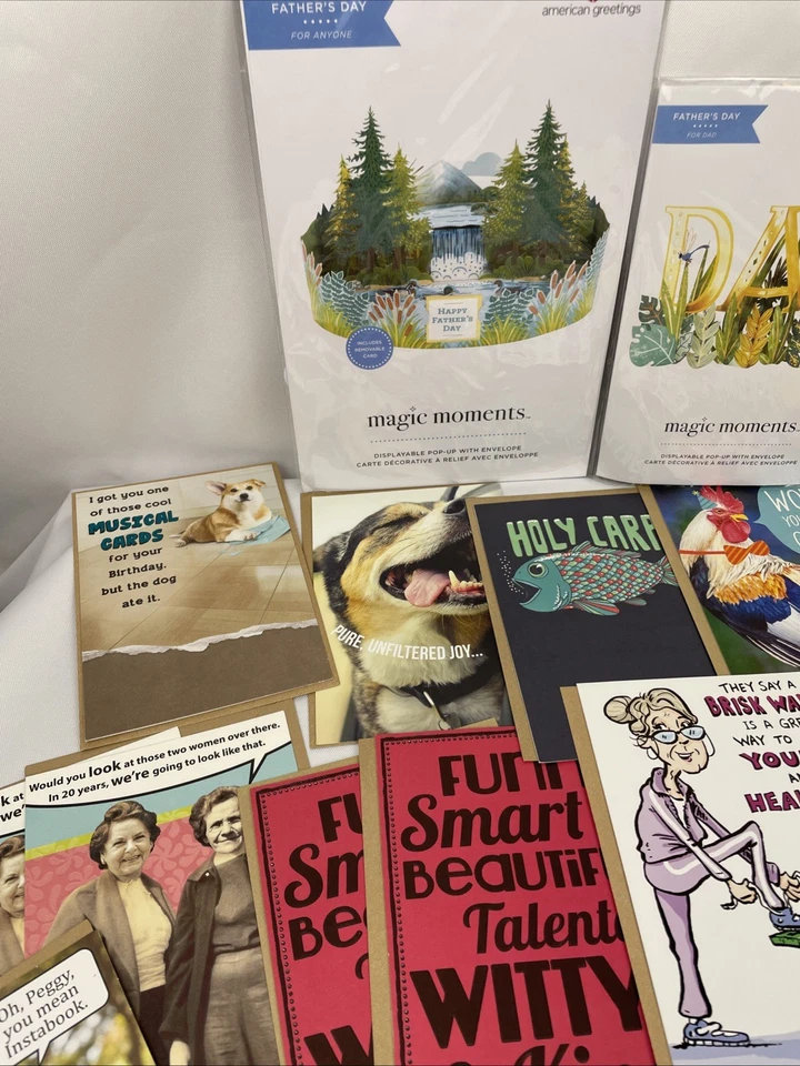 Fabuloso Gran Lote de 37! Tarjetas de felicitación nuevas PAPYRUS American Greetings todas las ocasiones Foto 3 de 4