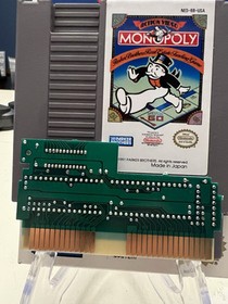 Monopoly NES Nintendo Entertainment System CIB  * Tested * great condition 