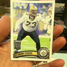 Topps 2010 All-Pro Jahri Evans #195 New Orleans Saints Football Card