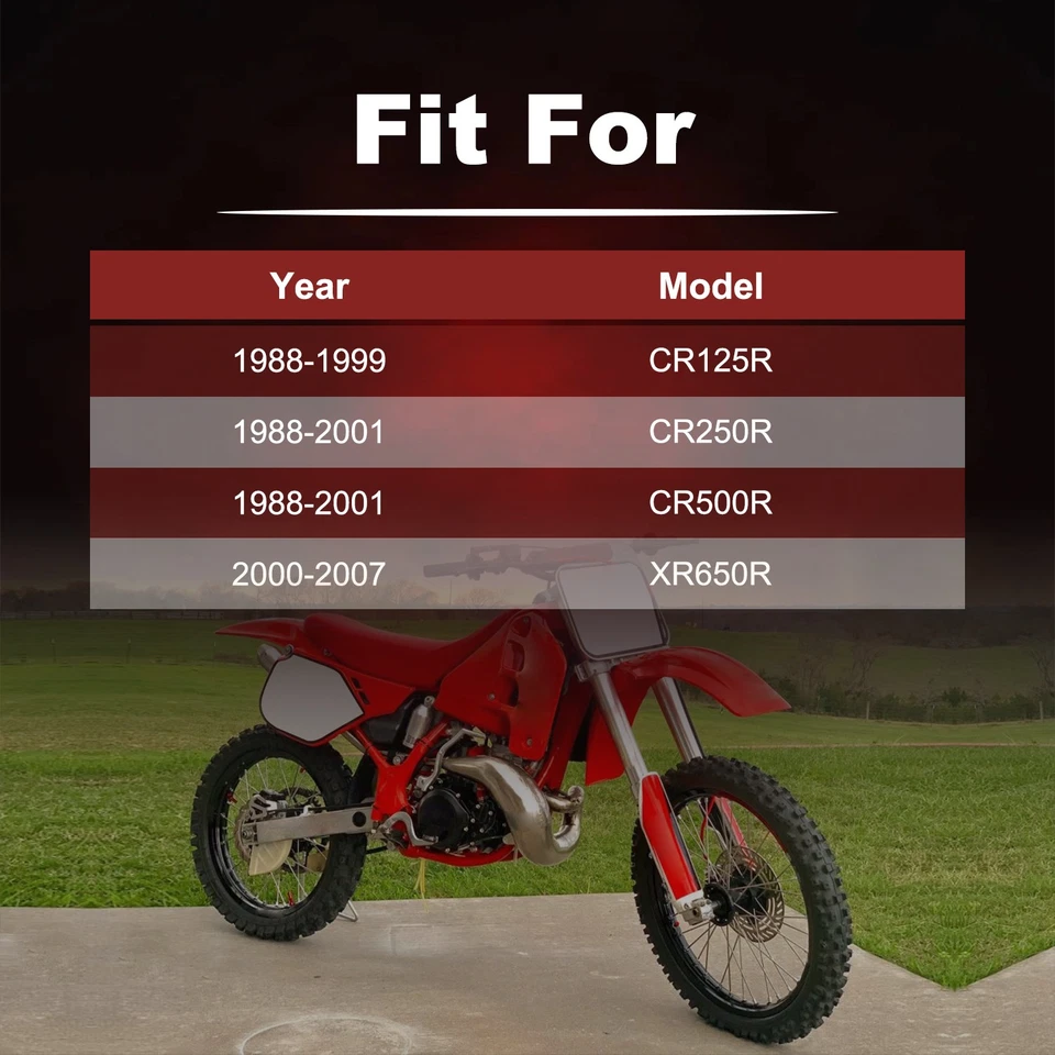 1 juego de guía de línea de manguera de freno trasera para Honda CR125R CR250R CR500R XR650R EE. UU. Foto 4 de 4