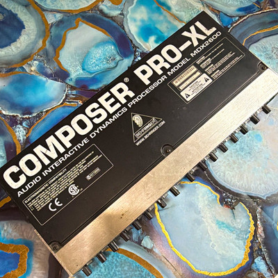 Behringer Composer Pro-XL MDX2600 2-Ch 1U Rack Analog Compressor/Gate Sidechain