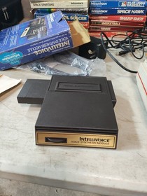 1982 Mattel Intellivision II Console 5872 UNTESTED with 27 Games And Voice Modul