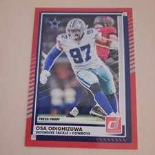 2025 Panini Donruss - Osa Odighizuwa #253 Press Proof Red
