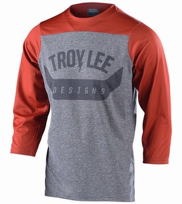 Troy Lee Designs Ruckus Arc Mens MTB Mountain Bike Jersey Red Clay SM