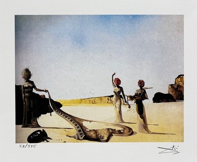 Salvador Dali 3 SURREALIST WOMEN SKINS OF AN ORCHESTRA Facsimile