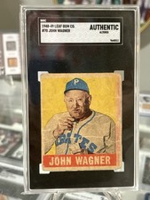 Leaf 1948-49 Base Set John (Honus) Wagner #70 SGC Pittsburgh Pirates MLB