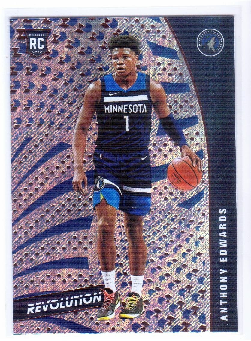 Anthony Edwards RC 2020-21 Panini Revolution Rookie Minnesota Timberwolves