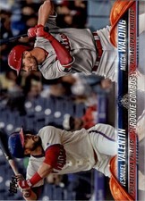 2018 Topps Update #US106 Jesmuel Valentin RC Mitch Walding RC - BB