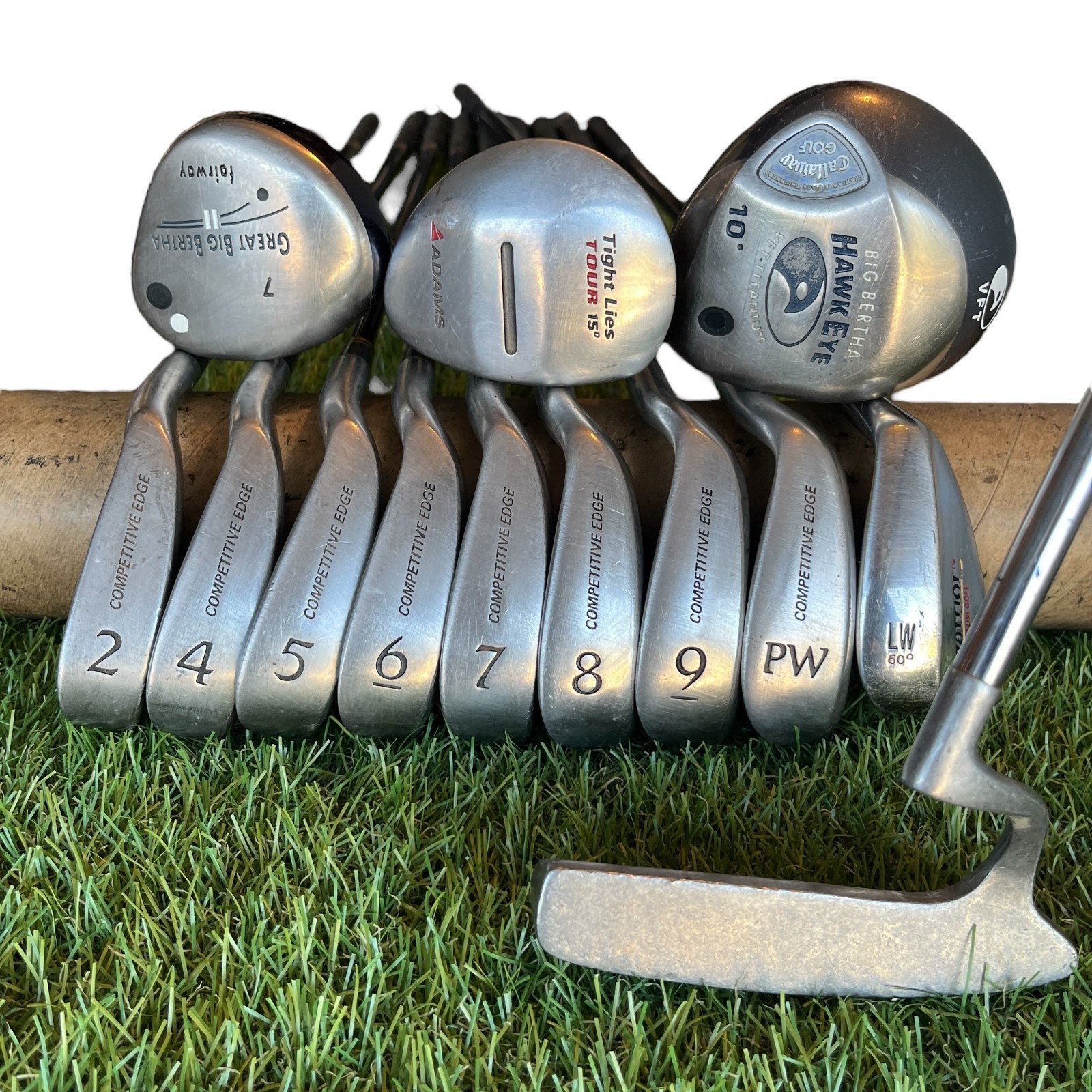 Callaway Adams Scimitar Graphite Regular Flex Complete Mens Golf Club Set Right