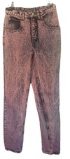 Vintage Jordache 1980S PINK ACID WASH JEANS