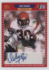 2021 Leaf Pro Set Sports Online Exclusive Base Ickey Woods #PSA-IW1 Auto 0gh9