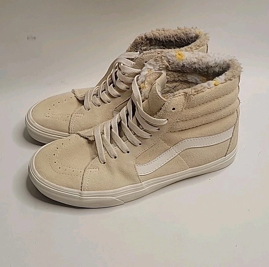 Vans SK8 Hi Sherpa Cozy Hug Biscotti Men\'s Classic Skate Shoes Size 10.5 VANS SK8 Hi Cozy Hug Biscotti Sherpa Classic Skate Shoes  main image 4