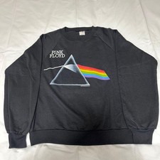 Pink Floyd 80s Sweatshirt Tour 1987 Made in USA Black Used