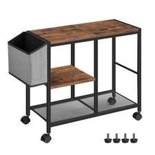 Printer Stand With Storage Bag 3tier Mobile Under Desk Printer Cart With Wheels