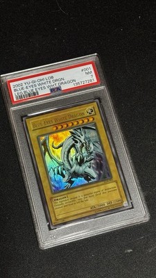 青眼の白龍　LOB-E001 1ST EDITION Yugioh 2002 Blue-Eyes White Dragon LOB-E001 1st Edition Europe PSA