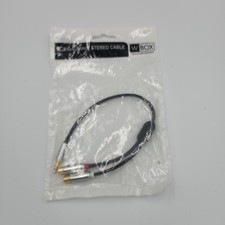 6.35mm 1/4" stereo TRS jack to 2x RCA TS male plug DIY signal Y Cable L-4E6S