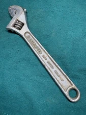 Globemaster 6" Adjustable Crescent Wrench #60140 Chrome Alloy Steel Japan
