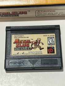 Metal Slug 1st Mission (Neo Geo Pocket Color, 1999) CIB Registration SNK US NGPC