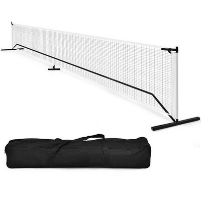 22 Fuß Tragbares Pickleball Netz Set System mit Tragetasche für Indoor Outdoor Spiel