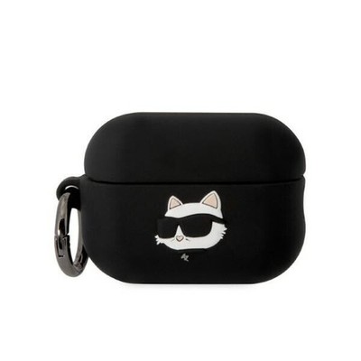 Karl Lagerfeld Hülle für AirPods Pro 2(2022/2023)cover Silikon Choupette Head 3D