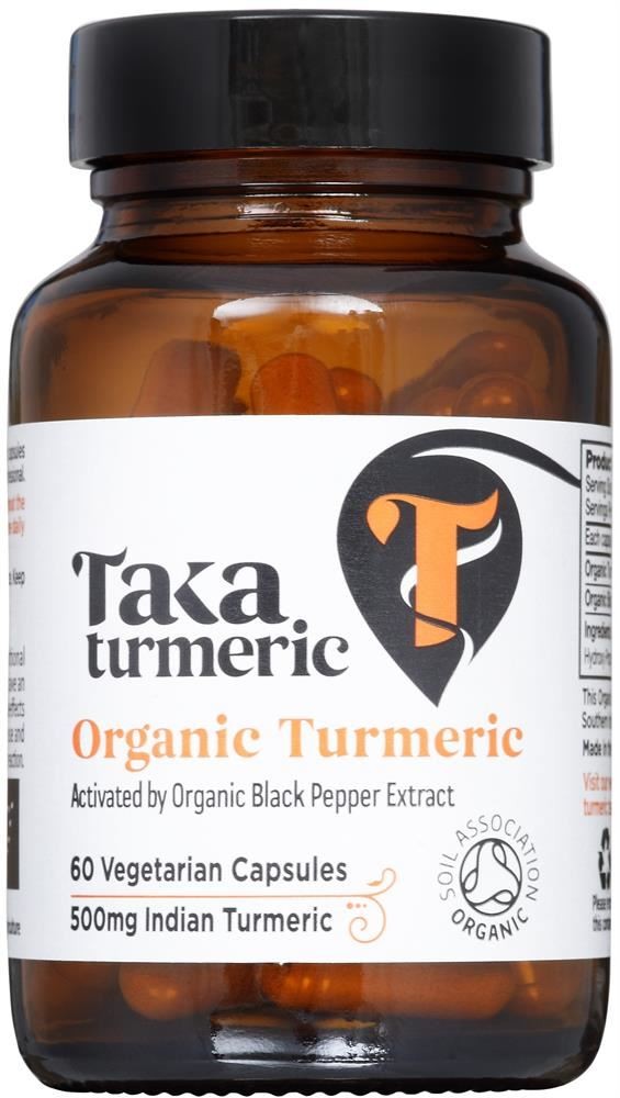 Taka Turmeric Turmeric & Black Pepper Extract 60 Capsules - 2 Pack - Image 4