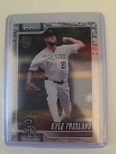 2026 Topps Series 1 Kyle Freeland Rainbow Foil Opening Day Logo SP Celebration