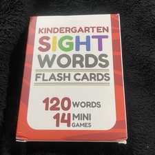 Sight Words Flash Cards Kindergarten 120 Words 14 Mini Games