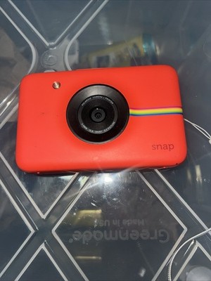 Polaroid Snap Instant 10MP Digital Camera | Model POLSP01 | Red/Orange | TESTED