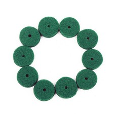 90Pcs Piano Felt Washers for Keyboard and Balance Rail Repair Green