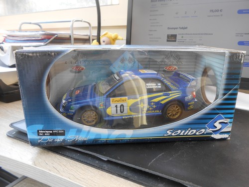 SOLIDO 1/18 SUBARU IMPREZA TUNING EN BOITE EN BON ETAT RARE!!!! C8