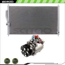 Car Condenser and Car Compressor Fit For 1997 1998 1999 2000 2001 Honda CR-V