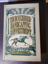 Thoroughbred Handicapping as an Investment Dick Mitchell 1986 1st Ed HC DJ ISBN
