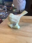 Fenton Burmese bird on branch figure uranium