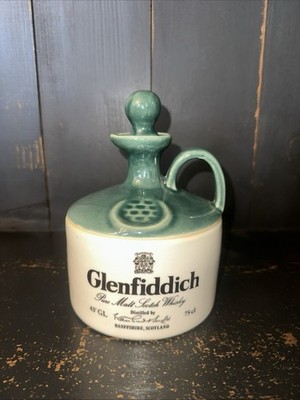 Glenfiddich stoneware decanter