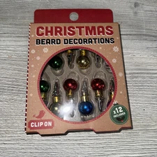 Clip On Beard Christmas Ornaments by Fizz Creations