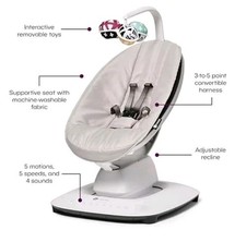 4moms 2000800 MamaRoo 4 Infant Seat - Gray