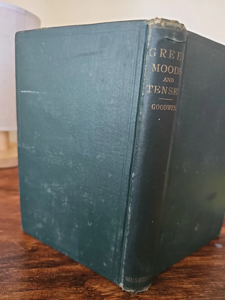 Syntax of the Moods and Tenses of the Greek Verb, Goodwin (1879, 7th Ed + Ltr) - Image 2 of 4
