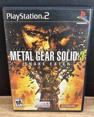 PS2 Metal Gear Solid 3 Snake Eater Sony PlayStation 2 CIB Complete 