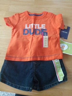 Baby Boy Shorts and 2 T-Shirts , Size 6  Month