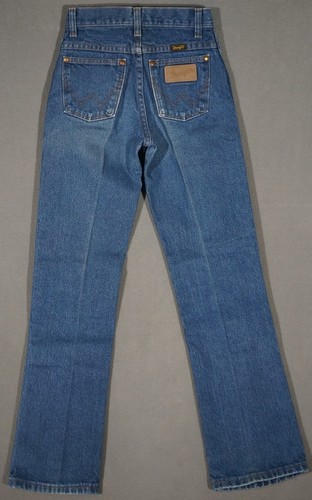 WL09473 GREAT **WRANGLER** BOTA CORTE PIERNA AZUL JEANS JUVENILES talla 12 DELGADO (msr 22"x28") - Imagen 3 de 6