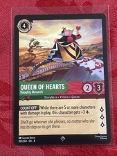 Lorcana Reign of Jafar - Queen of Hearts - Haughty Monarch - 105/204 - SR