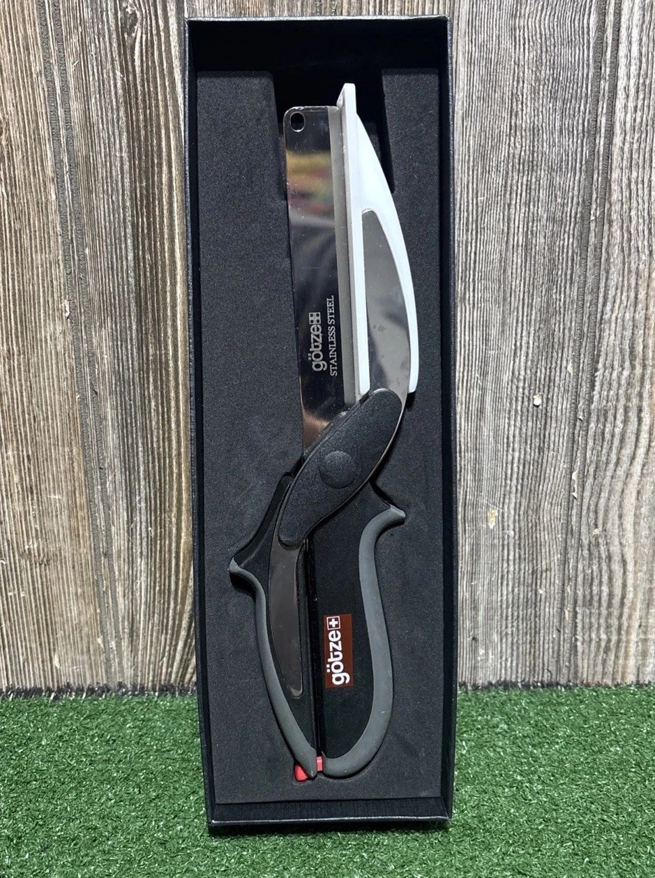 Gotze Shears 2 In 1 Smart Cutting Knife & Gotze Stainless Steel Peelers Set